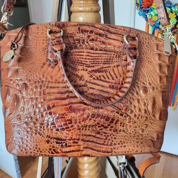 Brahmin Duxbury Melbourne Leather Satchel - Picture 1 of 14